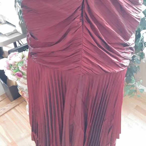 XCITE PROM GOWN SHIMMERING RED//BURGANDY SZ 12 - Picture 5 of 7